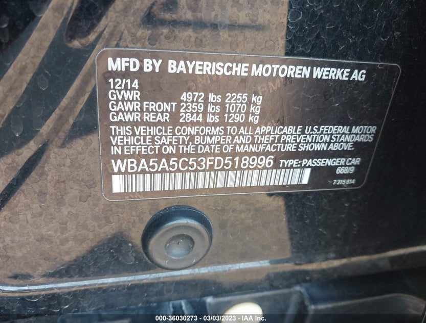 WBA5A5C53FD518996