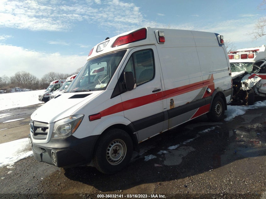 2015 Mercedes-Benz Sprinter 2500 Normal Roof VIN: WD3PE7CC6FP169254 Lot: 36032141