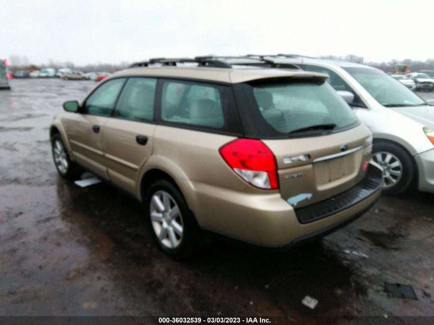 2009 Subaru Outback VIN: 4S4BP61C697322092 Lot: 40875160