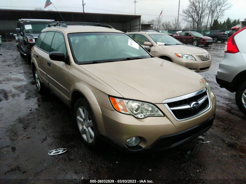 2009 Subaru Outback VIN: 4S4BP61C697322092 Lot: 40875160