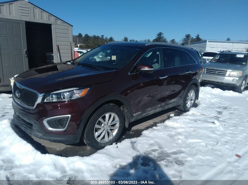 2017 Kia Sorento 3.3L Lx VIN: 5XYPGDA57HG336729 Lot: 36033103