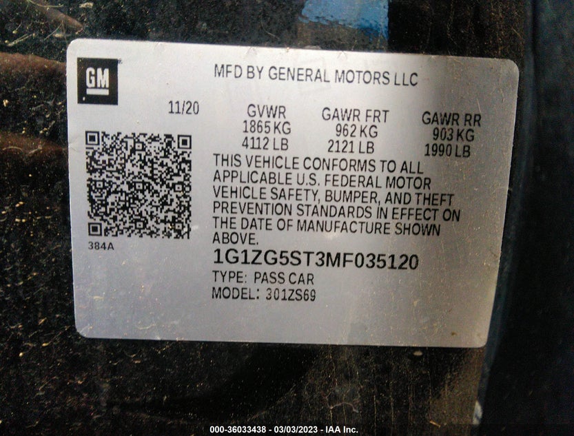 1G1ZG5ST3MF035120