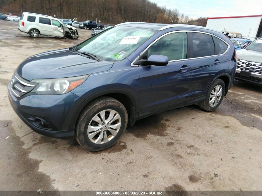 2012 Honda Cr-V Ex-L VIN: 5J6RM4H74CL014792 Lot: 36034005