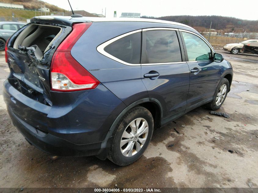 2012 Honda Cr-V Ex-L VIN: 5J6RM4H74CL014792 Lot: 36034005