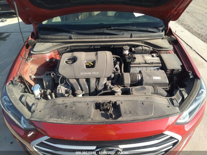 5NPD84LF9JH369994 2018 Hyundai Elantra Sel