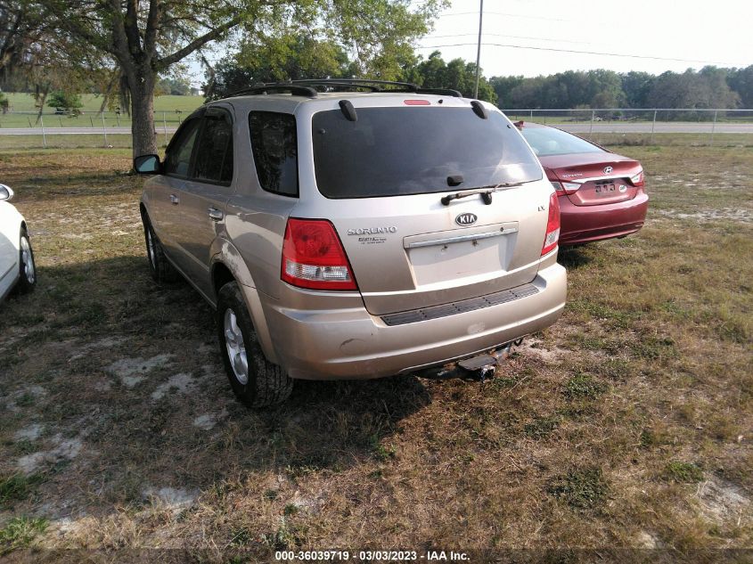 2006 Kia Sorento Ex/Lx VIN: KNDJC733165599609 Lot: 36039719