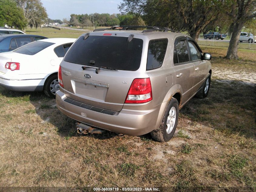 2006 Kia Sorento Ex/Lx VIN: KNDJC733165599609 Lot: 36039719