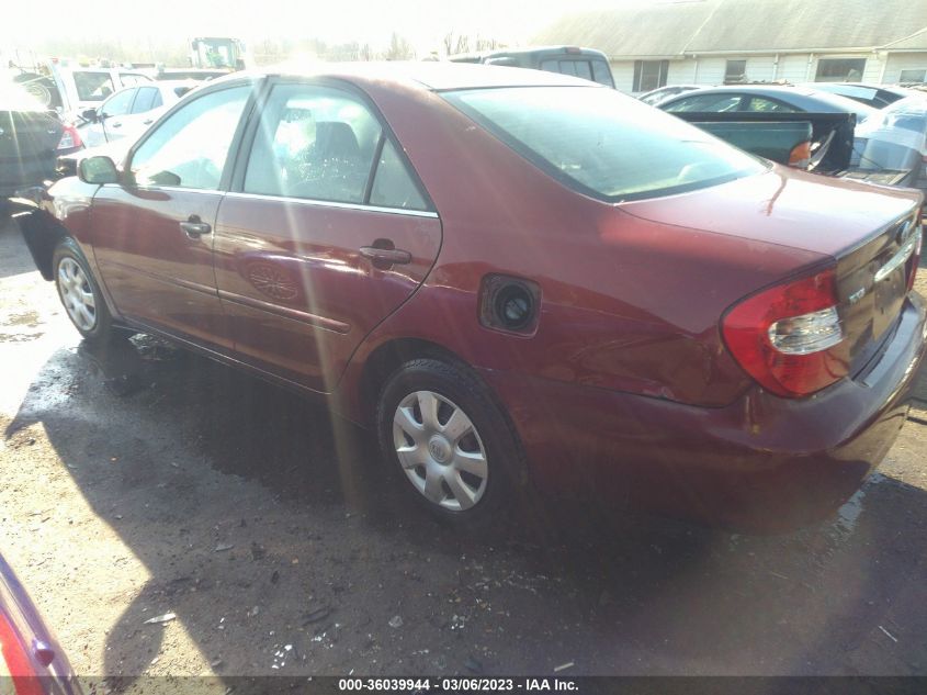 2003 Toyota Camry Le VIN: 4T1BE32K03U653916 Lot: 36039944