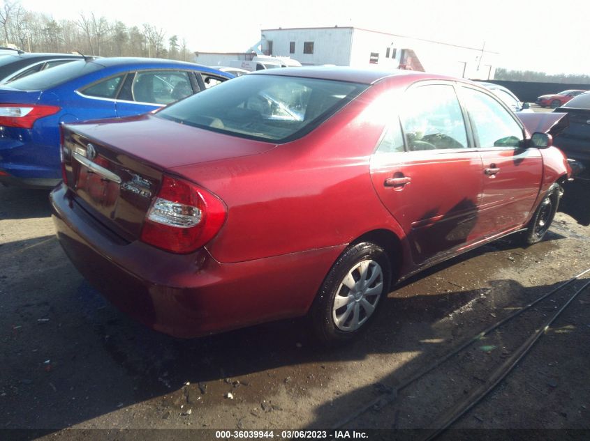 2003 Toyota Camry Le VIN: 4T1BE32K03U653916 Lot: 36039944