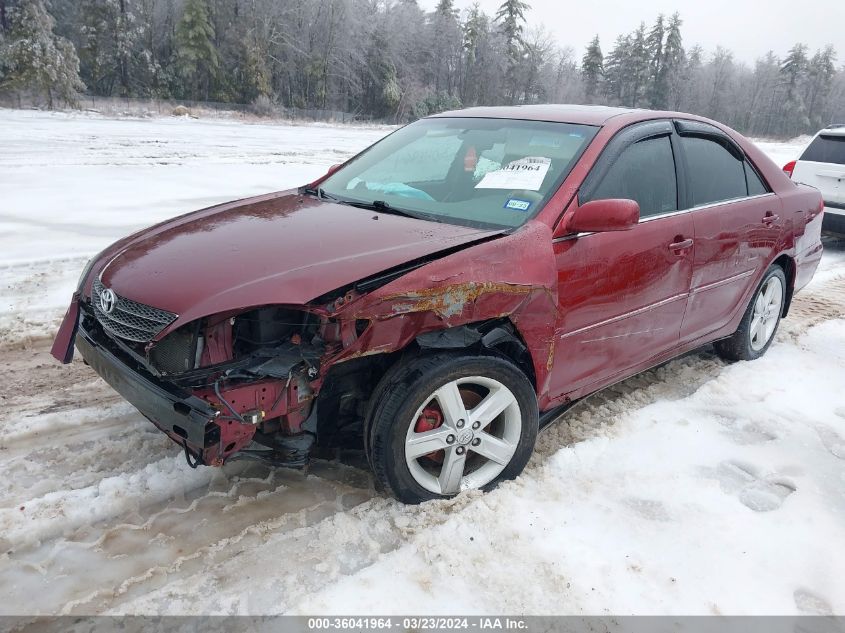 2002 Toyota Camry Xle VIN: 4T1BF30KX2U025876 Lot: 36041964