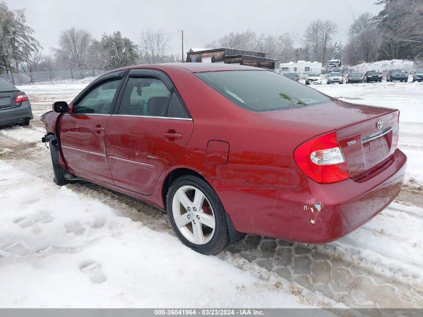 2002 Toyota Camry Xle VIN: 4T1BF30KX2U025876 Lot: 36041964