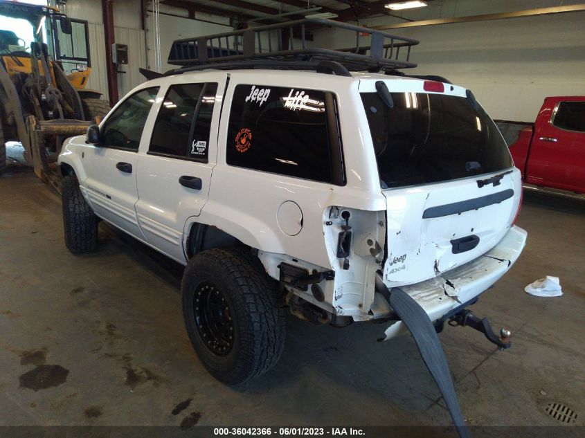 2004 Jeep Grand Cherokee Laredo VIN: 1J4GW48N64C325321 Lot: 36042366