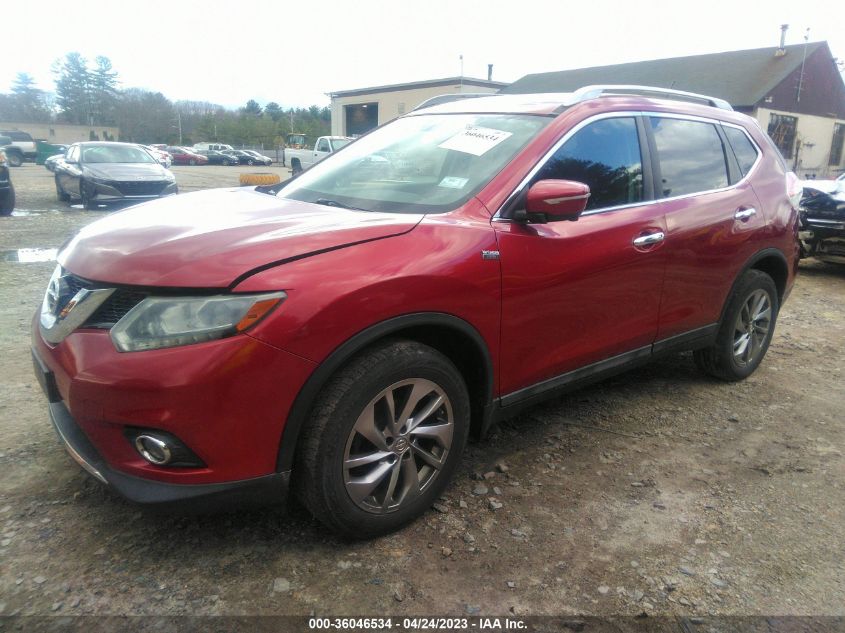 2015 Nissan Rogue Sl VIN: 5N1AT2MV3FC870387 Lot: 36046534