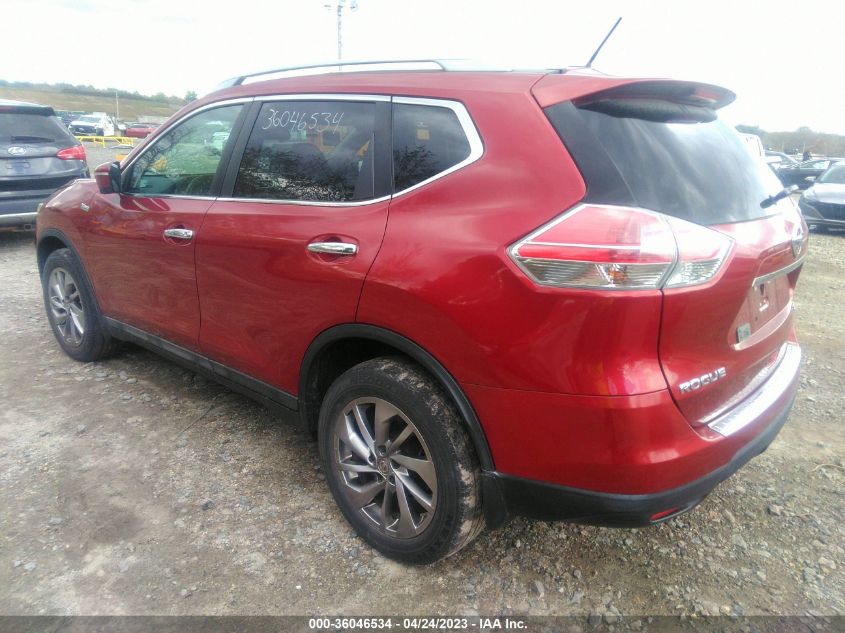 2015 Nissan Rogue Sl VIN: 5N1AT2MV3FC870387 Lot: 36046534