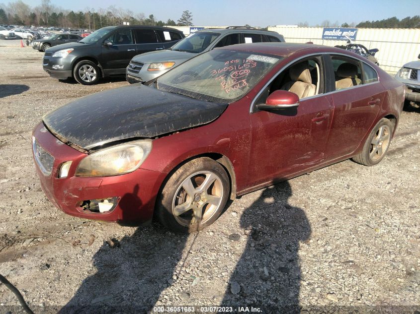 2013 Volvo S60 T5/T5 Platinum/T5 Premier/T5 Premier Plus VIN: YV1612FS2D2175043 Lot: 36051653