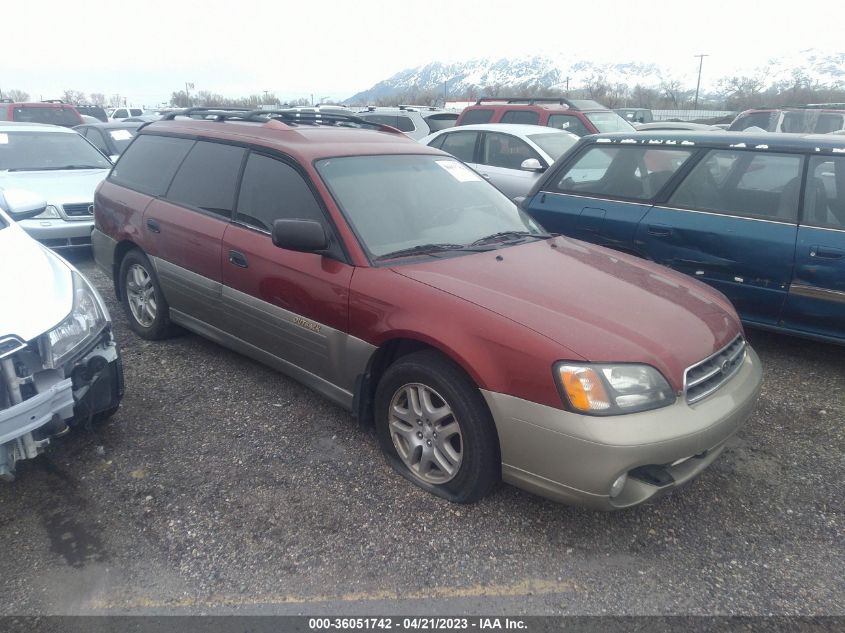 2002 Subaru Legacy Outback W/All Weather Pkg VIN: 4S3BH675727622580 Lot: 36051742