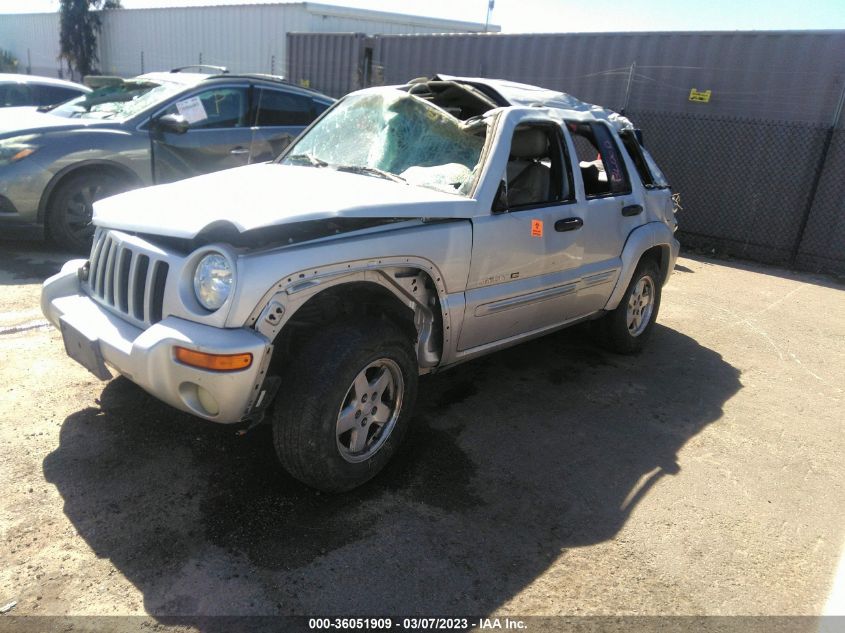 2002 Jeep Liberty Limited VIN: 1J4GL58K12W338624 Lot: 36051909