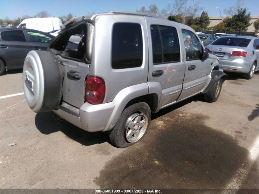 2002 Jeep Liberty Limited VIN: 1J4GL58K12W338624 Lot: 36051909