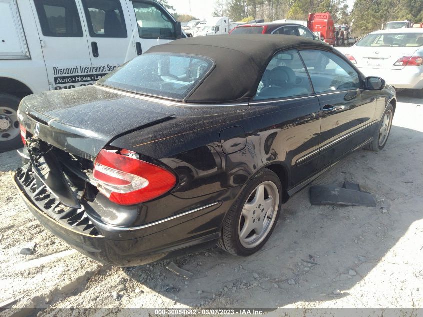 2004 Mercedes-Benz Clk 500 VIN: WDBTK75G14T004793 Lot: 36054882