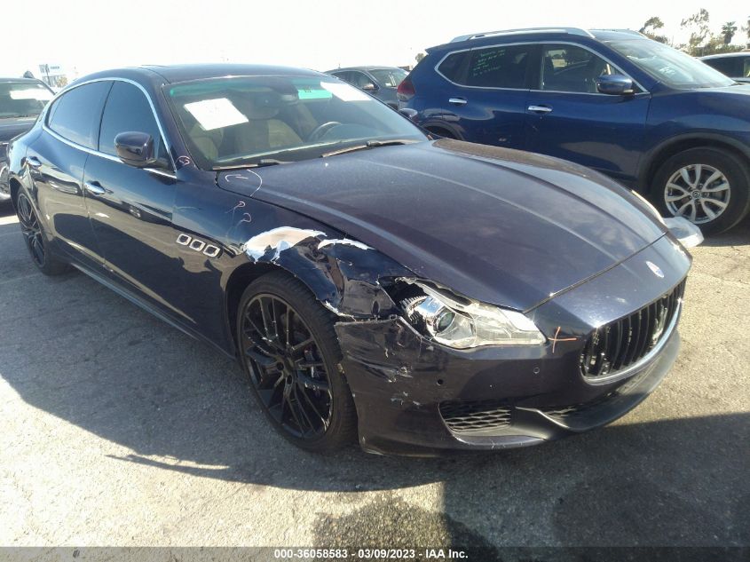 2014 Maserati Quattroporte Gts VIN: ZAM56PPA2E1080393 Lot: 36058583