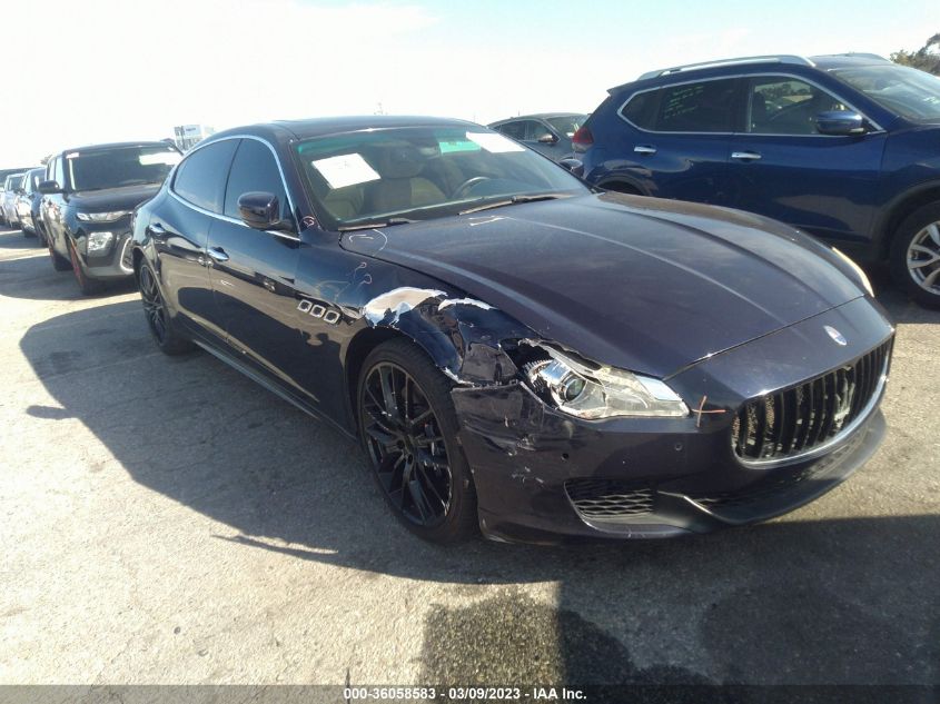 2014 Maserati Quattroporte Gts VIN: ZAM56PPA2E1080393 Lot: 36058583