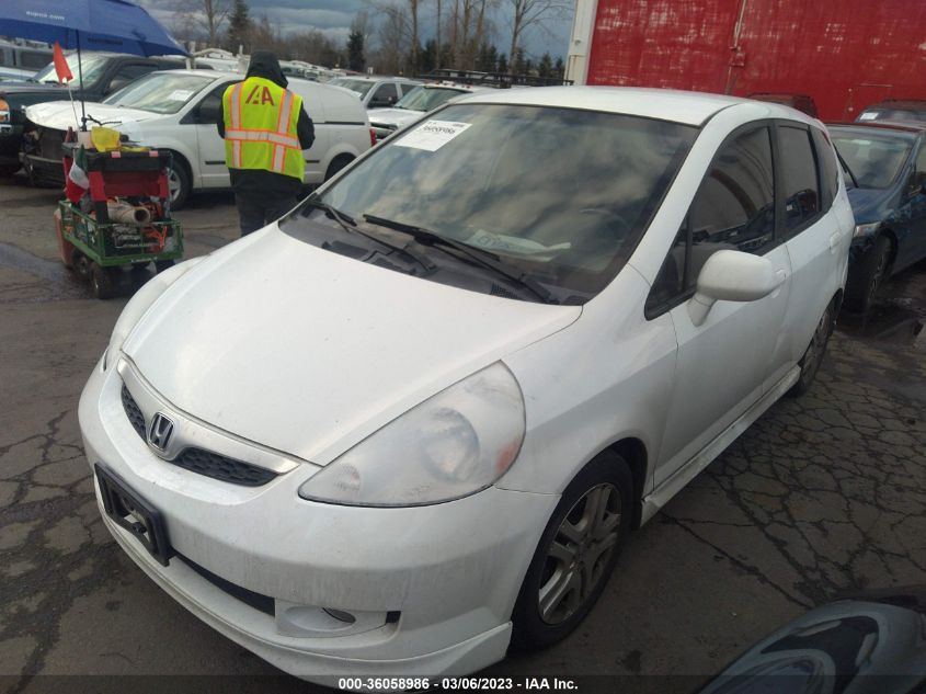 JHMGD38647S064536 2007 Honda Fit Sport