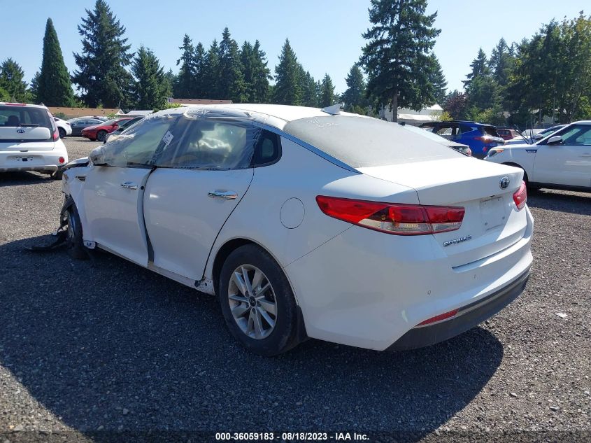 2018 Kia Optima Lx VIN: 5XXGT4L34JG196026 Lot: 36059183