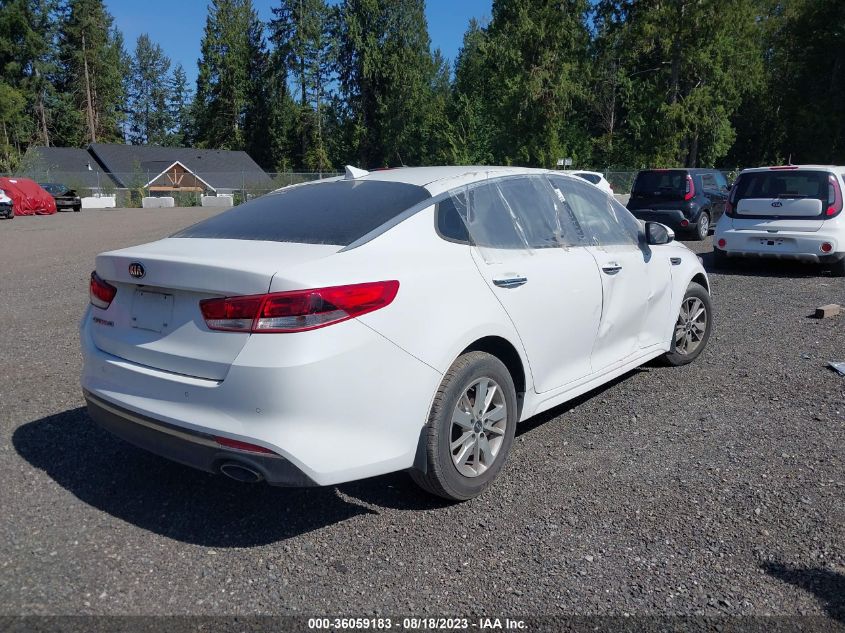 2018 Kia Optima Lx VIN: 5XXGT4L34JG196026 Lot: 36059183