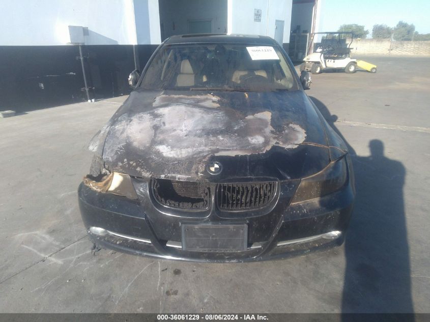 2007 BMW 335I VIN: WBAVB73587KY62376 Lot: 36061229