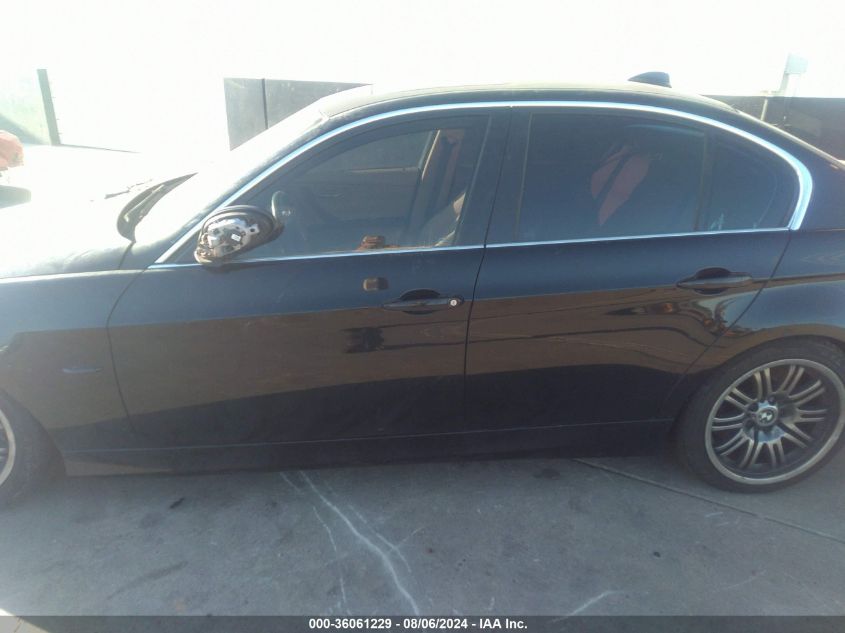 2007 BMW 335I VIN: WBAVB73587KY62376 Lot: 36061229