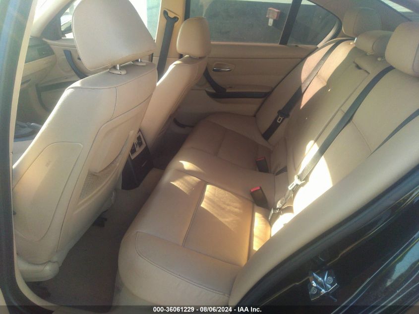 2007 BMW 335I VIN: WBAVB73587KY62376 Lot: 36061229