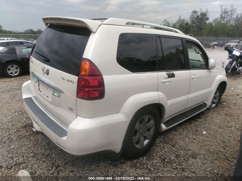 2007 Lexus Gx 470 VIN: JTJBT20X470134624 Lot: 36061408