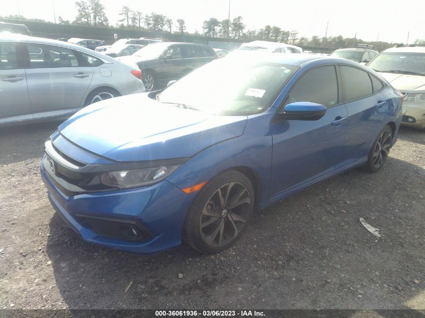 2020 Honda Civic Sport VIN: 2HGFC2F80LH548009 Lot: 36061936