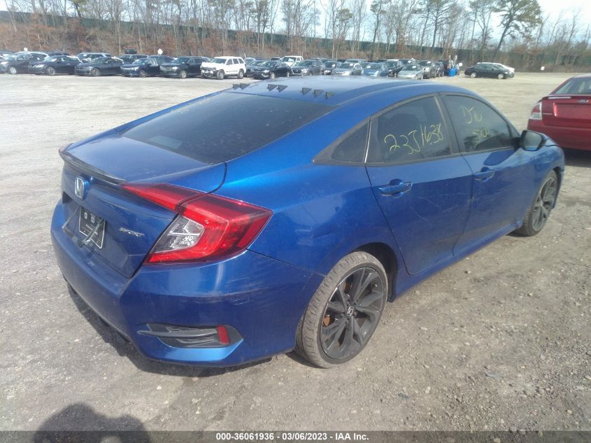 2020 Honda Civic Sport VIN: 2HGFC2F80LH548009 Lot: 36061936