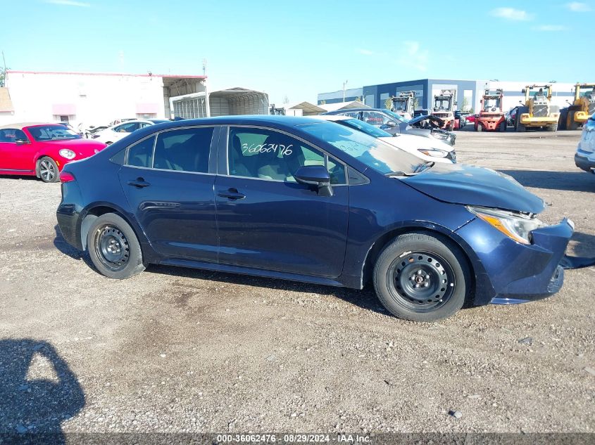 2020 Toyota Corolla Le VIN: 5YFEPRAEXLP043318 Lot: 36062476