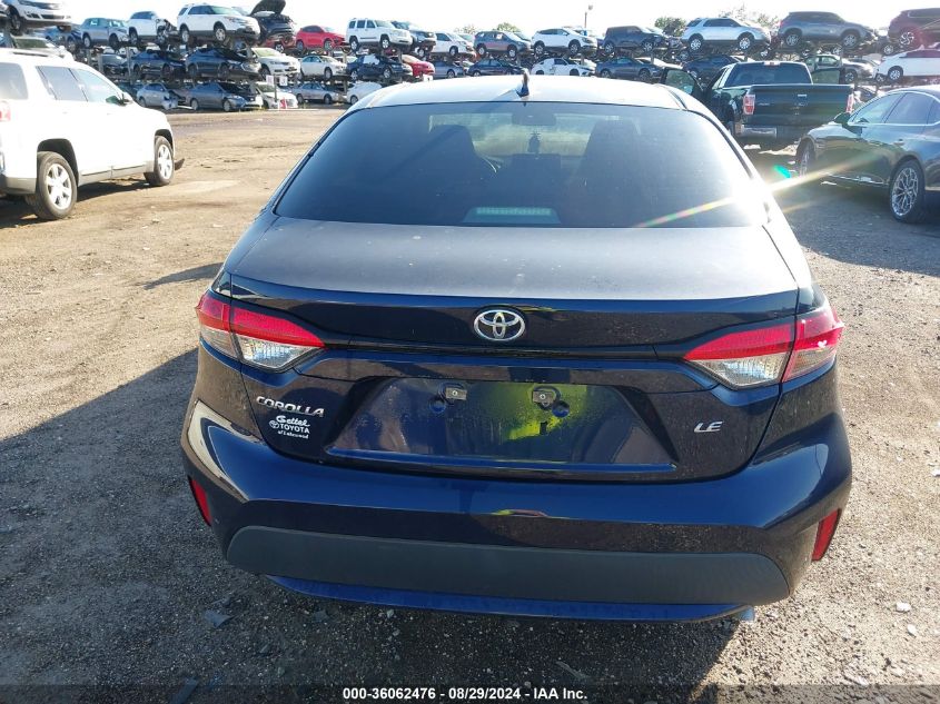 2020 Toyota Corolla Le VIN: 5YFEPRAEXLP043318 Lot: 36062476