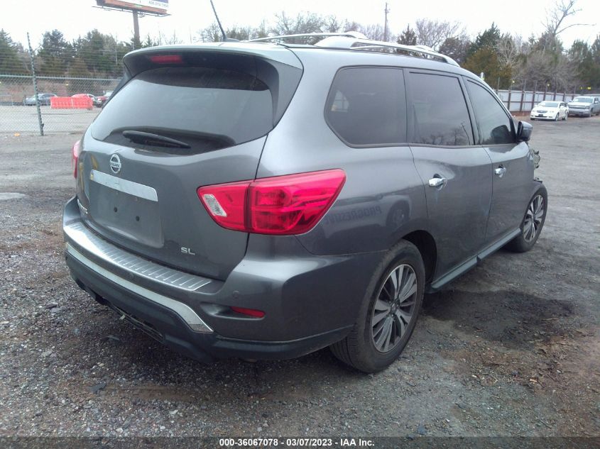 2017 Nissan Pathfinder Sl VIN: 5N1DR2MN9HC650637 Lot: 36067078