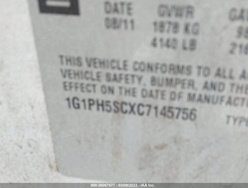 1G1PH5SCXC7145756