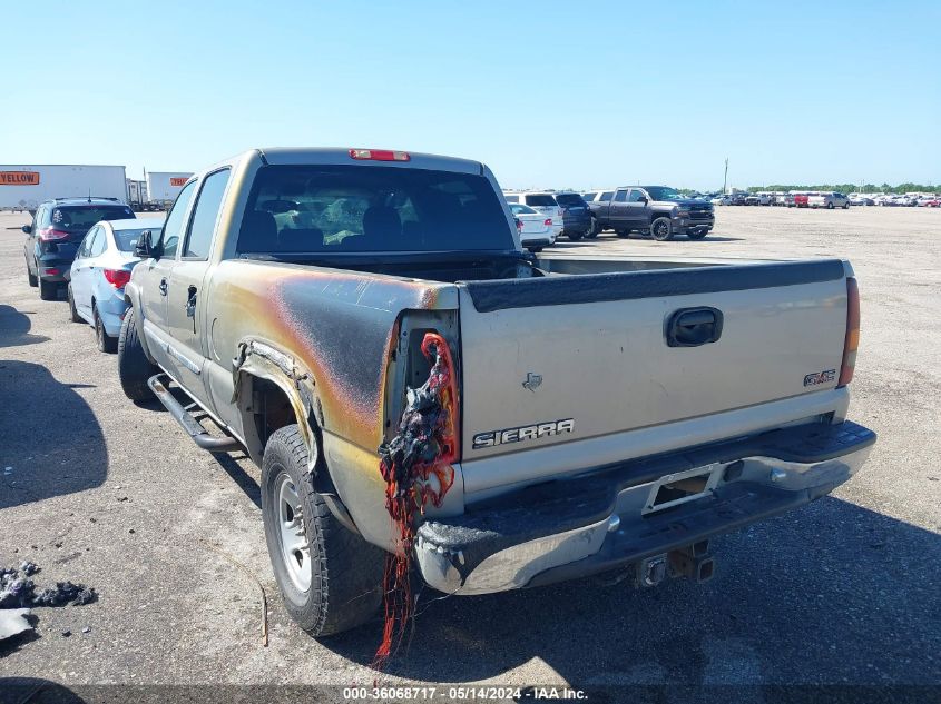 2003 GMC Sierra 1500Hd Sle VIN: 1GTGC13U13F104587 Lot: 36068717