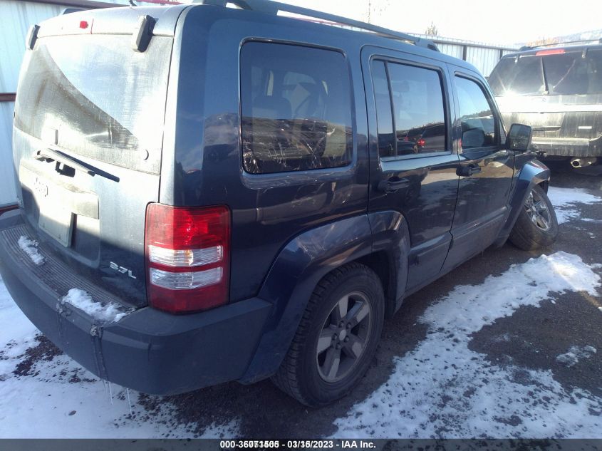 2008 Jeep Liberty Sport VIN: 1J8GN28KX8W286197 Lot: 36071505