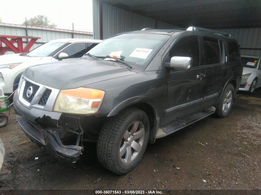 2010 Nissan Armada Titanium VIN: 5N1BA0ND1AN607347 Lot: 36071543