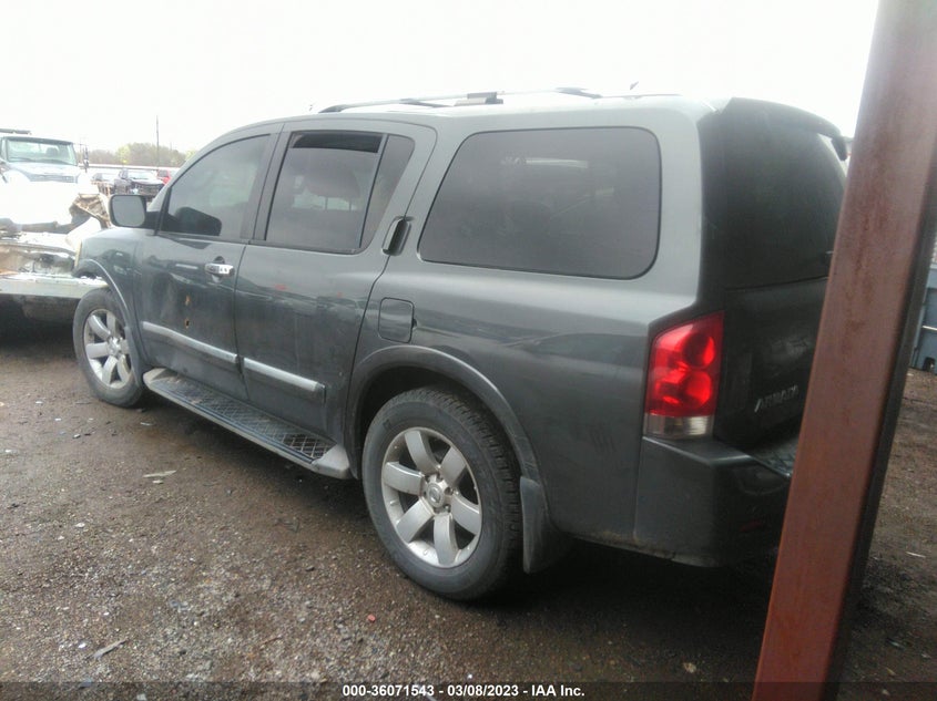2010 Nissan Armada Titanium VIN: 5N1BA0ND1AN607347 Lot: 36071543