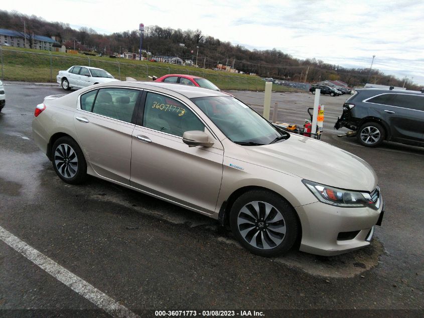 2014 Honda Accord Hybrid VIN: 1HGCR6F30EA001014 Lot: 36071773