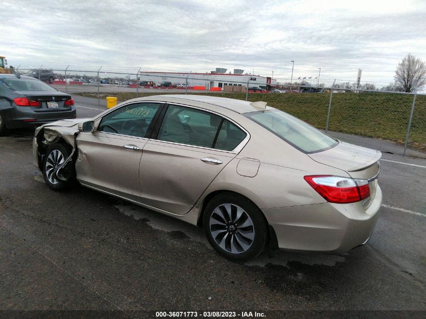 2014 Honda Accord Hybrid VIN: 1HGCR6F30EA001014 Lot: 36071773