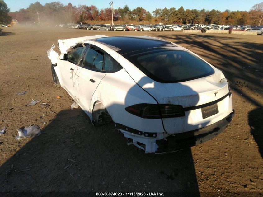 2022 Tesla Model S Dual Motor All-Wheel Drive VIN: 5YJSA1E54NF488023 Lot: 36074023