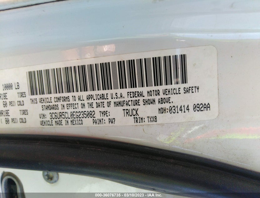 3C6UR5CL0EG235082