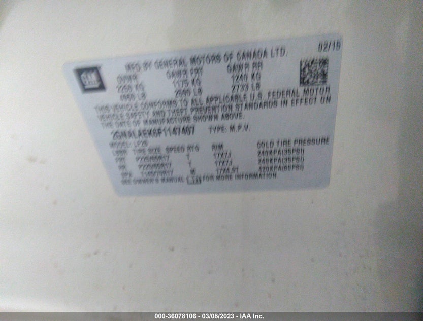 2GNALAEK6F1147407