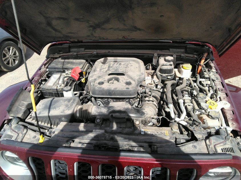 2021 Jeep Wrangler 4Xe Unlimited Sahara 4X4 VIN: 1C4JJXP66MW749537 Lot: 36078715