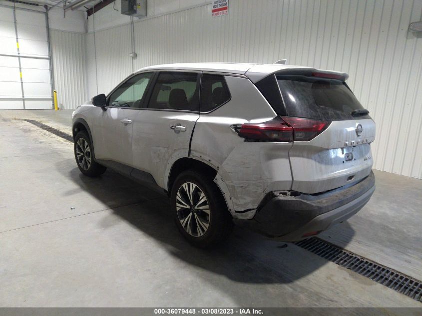 2022 Nissan Rogue Sv Intelligent Awd VIN: 5N1BT3BB5NC672637 Lot: 36079448