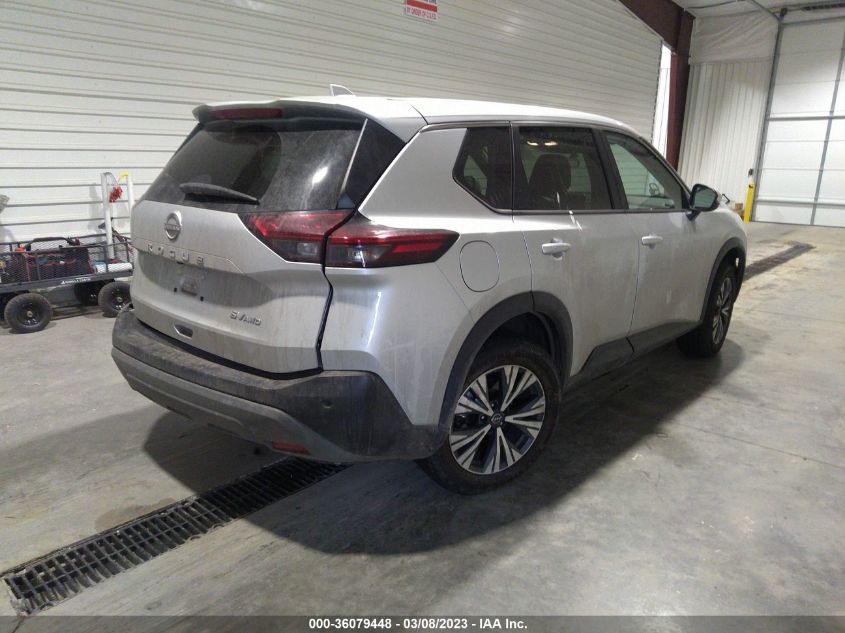 2022 Nissan Rogue Sv Intelligent Awd VIN: 5N1BT3BB5NC672637 Lot: 36079448